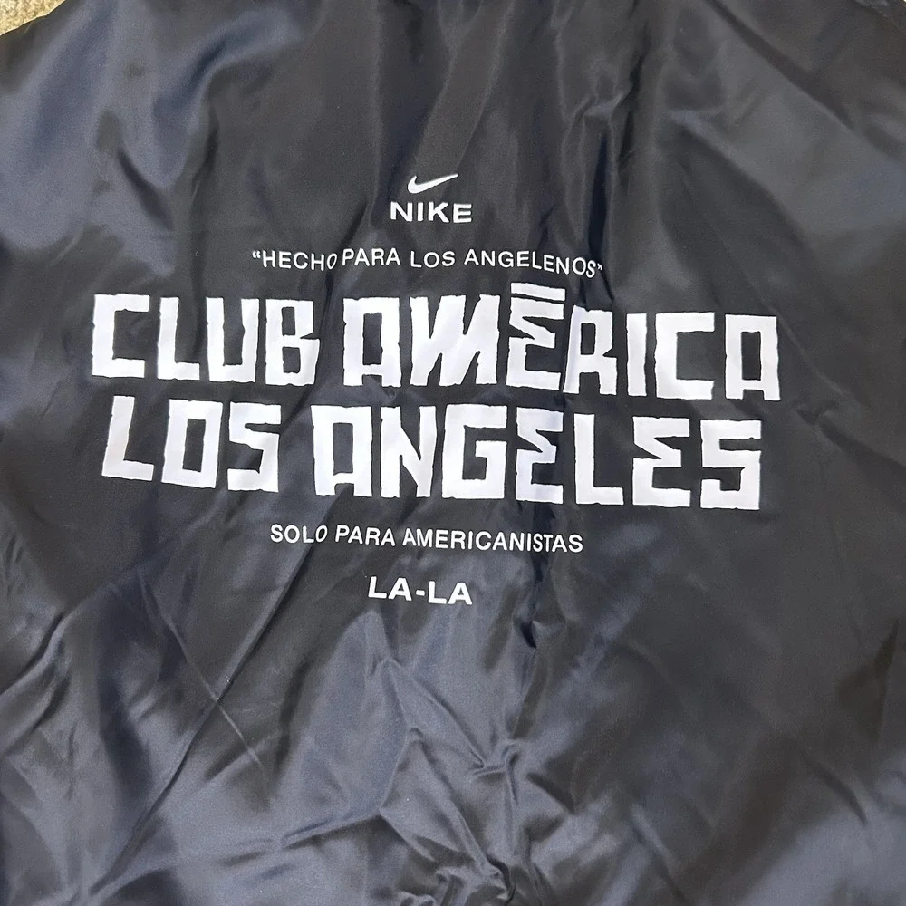 Nike Jacket Mens S Reversible Club America Los Angeles Black Bomber DC2173-010‎